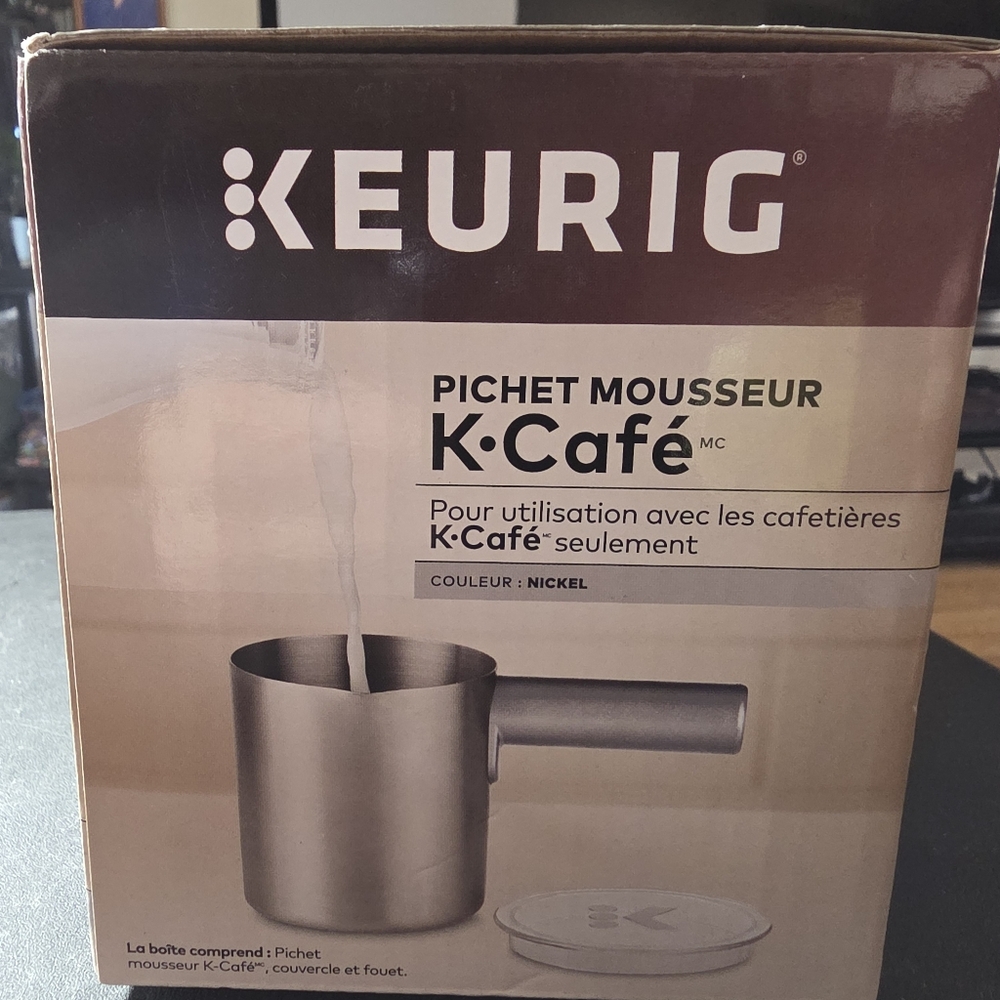 Keurig K-Café Frother Cup in Nickel - Picture 2 of 3